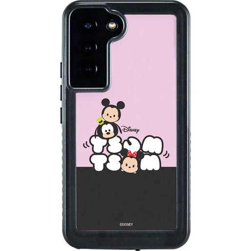 Disney Tsum Tsum Goofy Mickey and Minnie Galaxy S24 Plus Waterproof Case